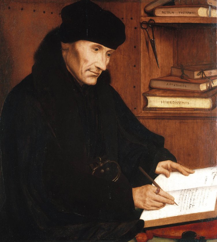 Desiderius Erasmus by Quinten Massys (1517)