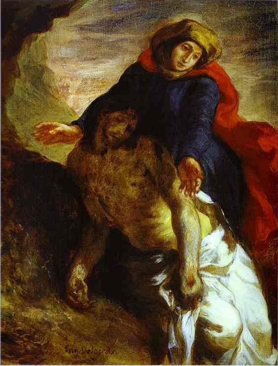 Pieta by, Eugene Delacroix (1850)National Museum of Oslo