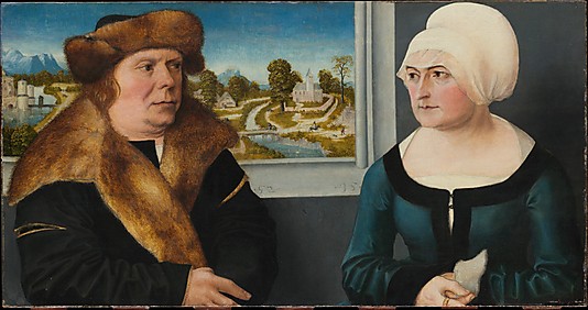 Portrait of a Man and His Wife by Ulrich Apt the Elder (1512)Metropolitan Museum of Art, New York