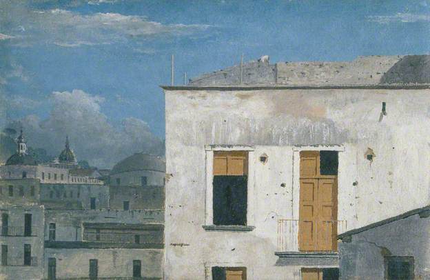 Buildings in Naples by Thomas Jones (1782)
