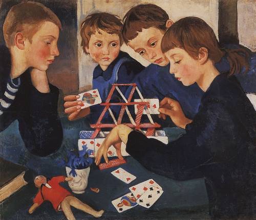 House of Cards (1919)by Zinaida Seberiakova