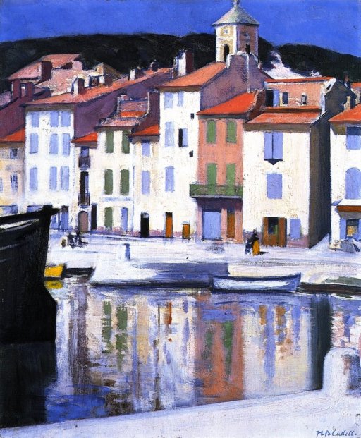 The Harbour, Cassis by Francis Cadell (1924)