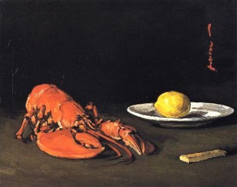 The Lobster by S.J.Peploe (c.1903)