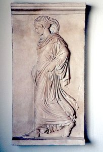 Bas-relief of Gradiva