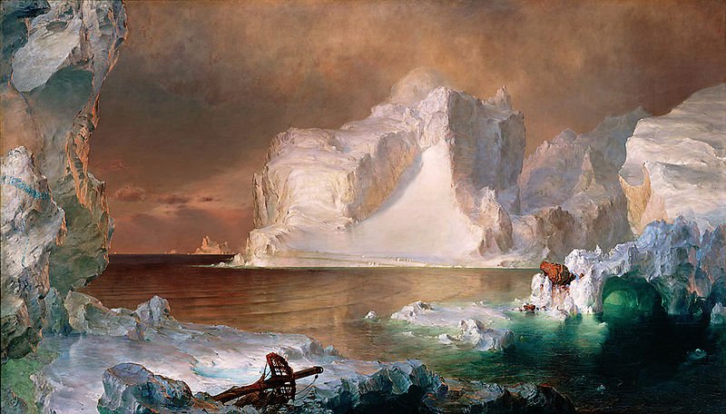 The Icebergs by Frederic Church (1861)