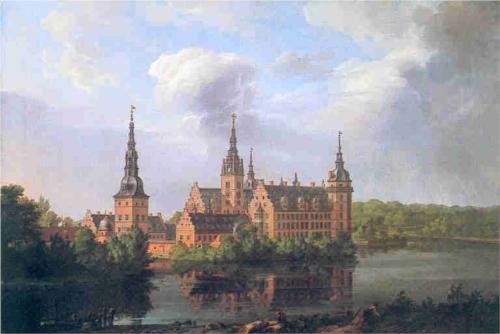 Frederiksborg Castle by J.C Dahl (1814)