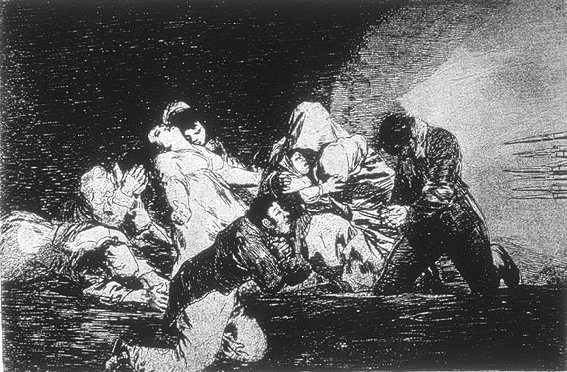 One Can't Look by Francisco de Goya (1863)