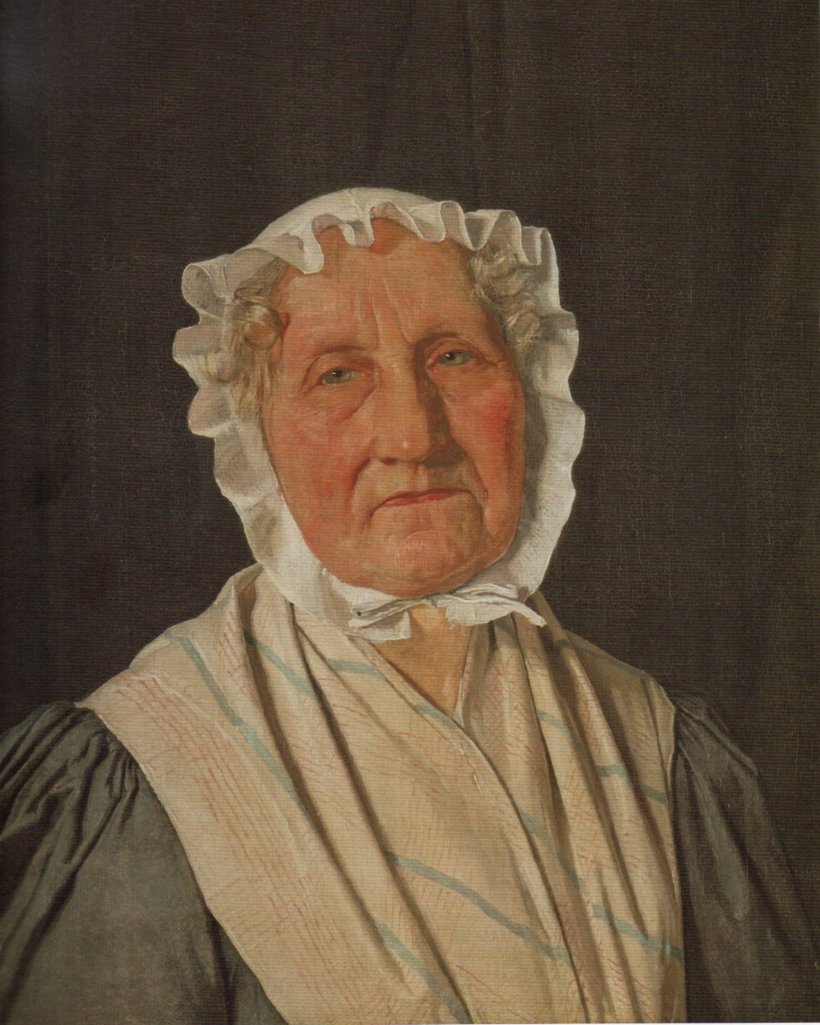 Portrait of Inger Margrethe Høyen, née Schrøder, The Art Historian N.L. Høyen's Mother by Christen Købke (1832)