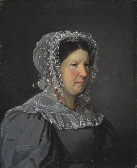 Portrait of the Artist's Mother, Cecilia Margrete, née Petersen by Christen Købke (1829)