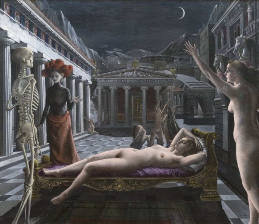 Sleeping Venus by Paul Delvaux (1944)