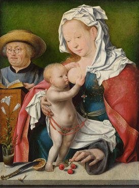    The Holy Family  (National Gallery, London)  by Joos van Cleve (c.1515-20)