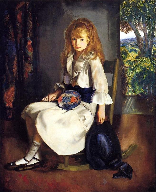 Anne in White by George Bellows (1920)
