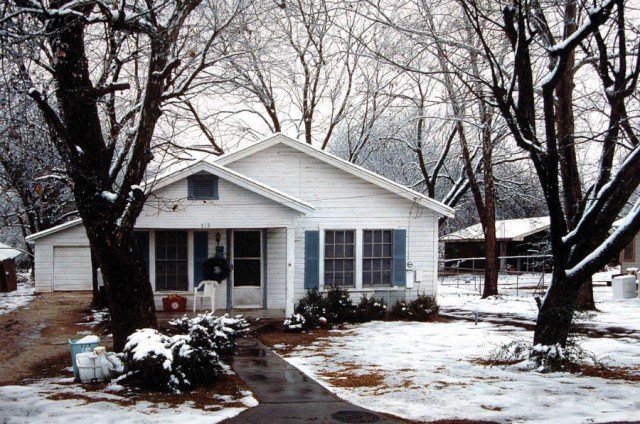 House with Snow by Rod Penner (1998)
