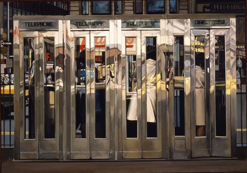 Telephone Booths by Richard Estes (1967)