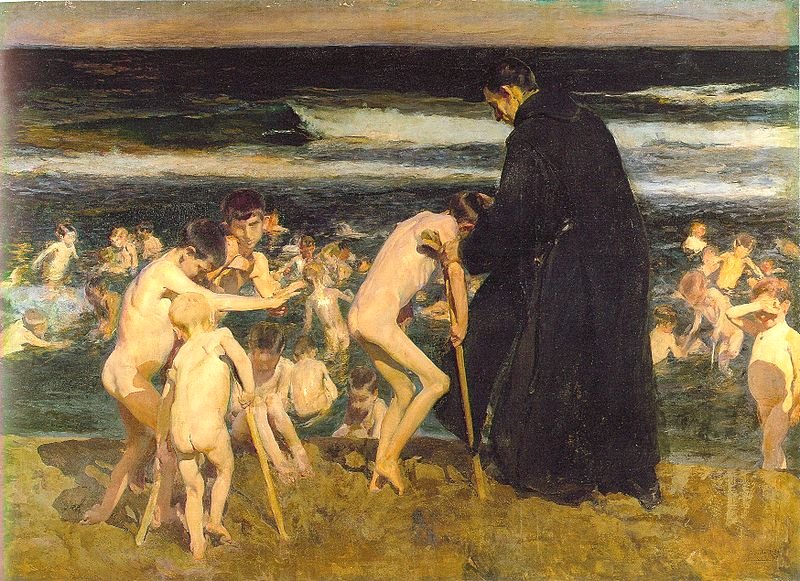 Sad Inheritance by Joaquín Sorolla (1899)