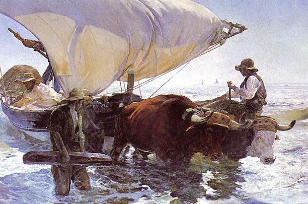 The Return of the Catch by Joaquin Sorolla (1894)
