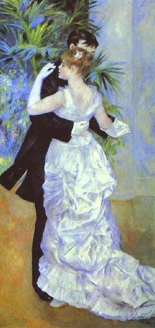 Dance in the City by Renoir (1883) (featuring Suzanne Valadon and Paul Lhôte)
