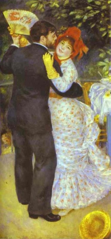 Dance in the Country by Renoir (1883) (featuring Aline Charigot and Paul Lhôte