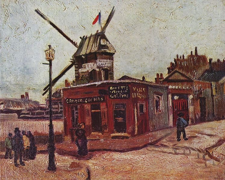 Le Moulin de Galette by Vincent van Gogh (1886)