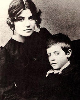 Suzanne Valadon and her son Maurice (c.1889)