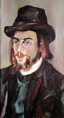 Portrait of Erik Satie  by Suzanne Valadon (c.1892)