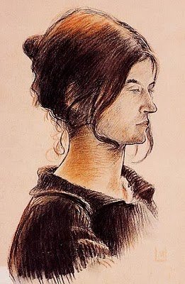 Portrait of His Mother Suzanne Valadon by Maurice Utrillo