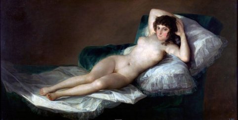 La Maja Desnuda by Goya (c1800)