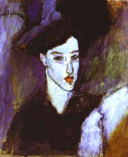 The Jewess by Modigliani (1908) 