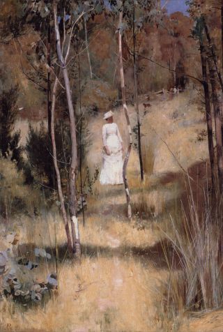 A Summer Morning Tiff by Tom Roberts (1886)