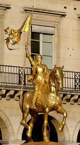 Equestrian statue of Joan of Arc by Emmanuel Frémiet (1899)