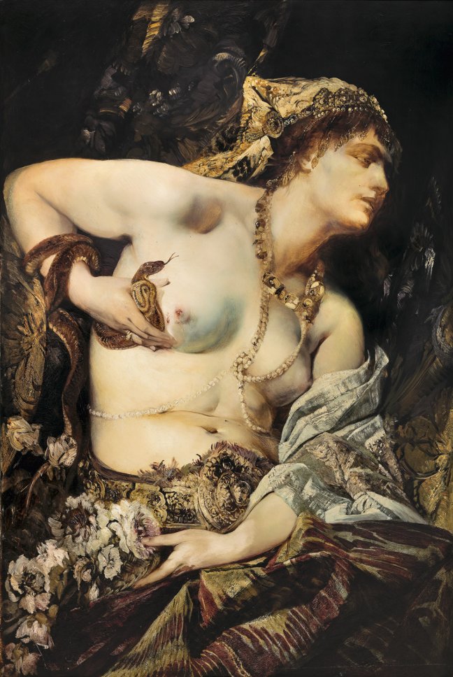 Death of Cleopatra by Hans Makart (1875)