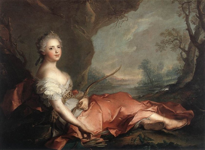 Marie Adelaide of France by Jean-Marc Nattier (1745)