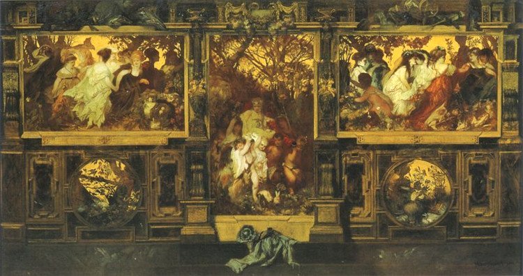 Moderne Amoretten (Modern Cupids) by Hans Makart (1868)