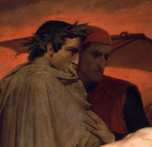 Dante and Virgil the onlookers