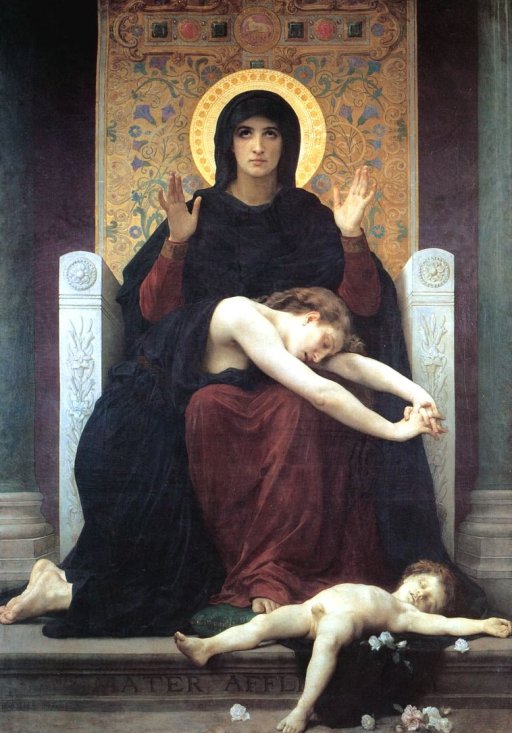 Vierge Consolatrice - The Virgin of Consolation by William Bouguereau (1875)