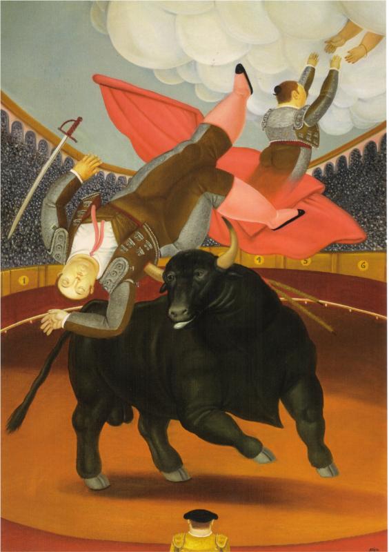The Death of Luis Chaleta by Fernando Botero (1984) 