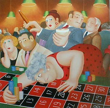 Roulette by Beryl Cook