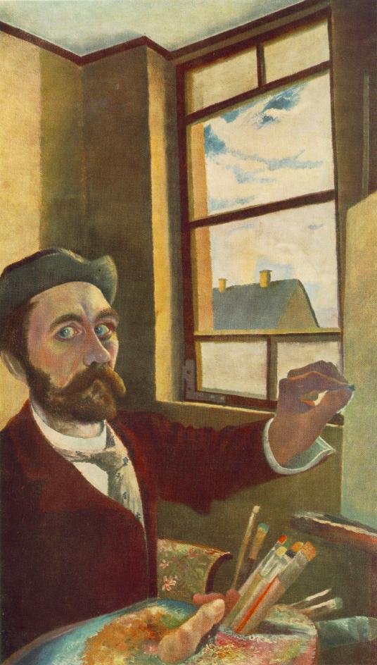 Self portrait by Csontváry (c.1900)