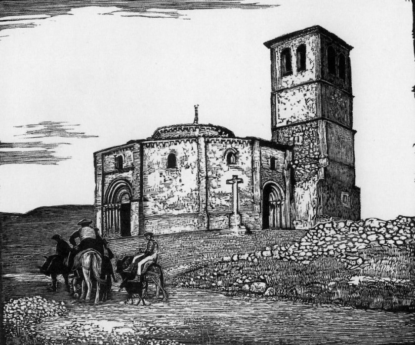 The Templars’ Church, Segovia by Sydney Lee (1907)