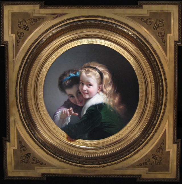 Two Laughing Girls by Pere Borrell del Caso