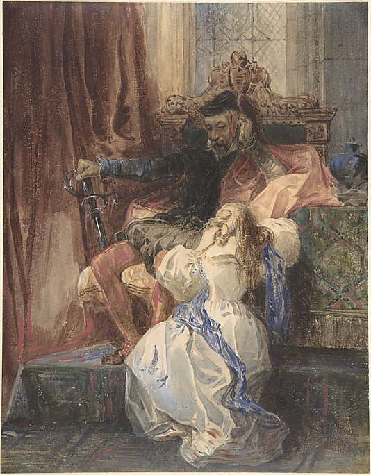 he Pardon Refused by Camille-Joseph-Étienjne Roqueplan (c.1829)