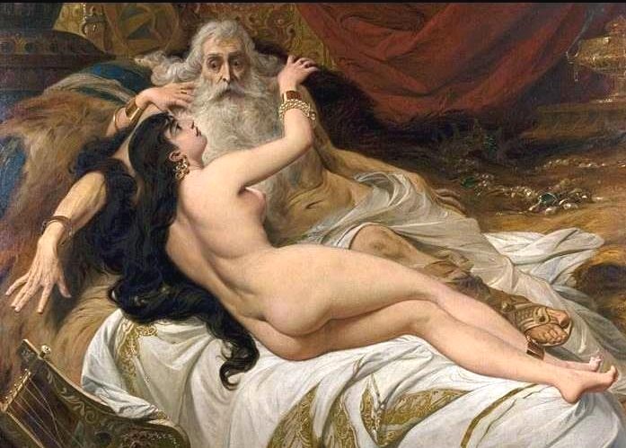 David and Abishag by Pedro Américo (1879)
