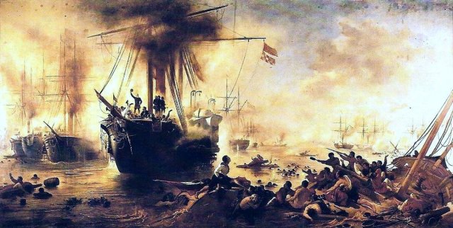 Naval Battle of Riachuelo"by Victor Meirelles (1883)
