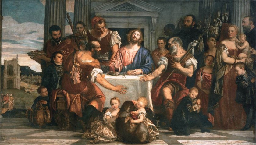 Supper at Emmaus by Veronese (c. 1555)