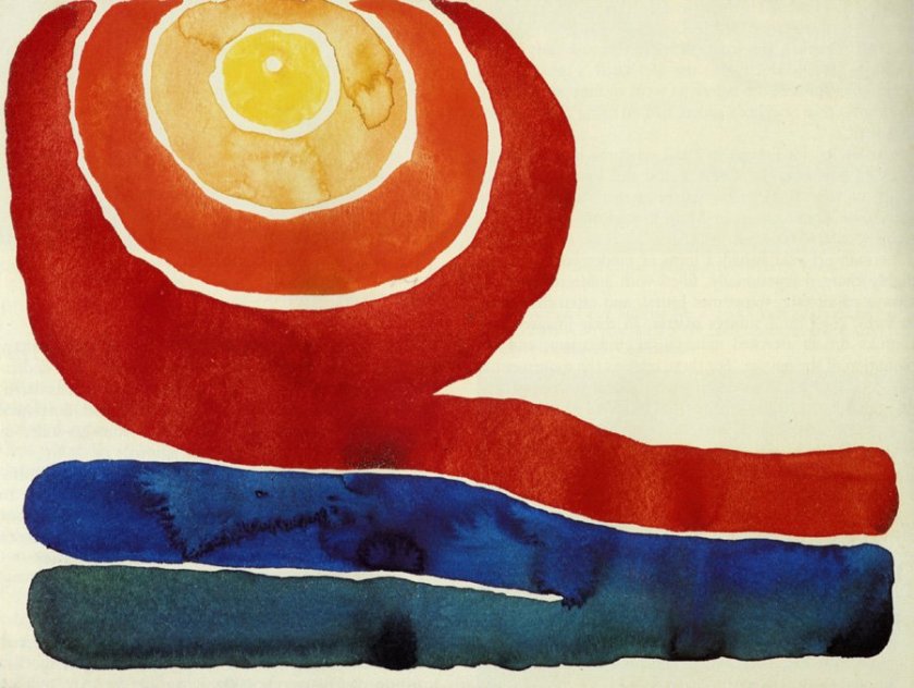 Evening Star by Georgia O'Keefe (1917)