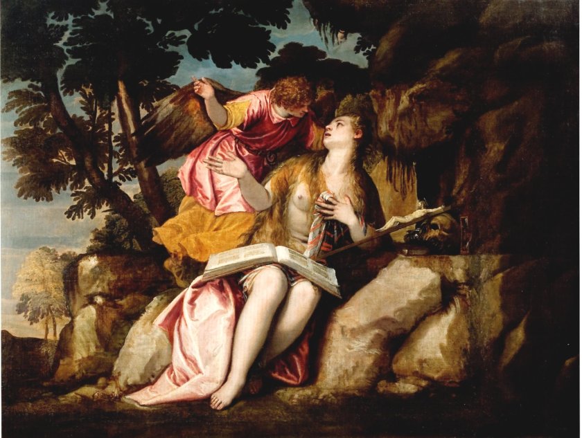 Mary Magdalen in the Wilderness by Veronese (c. 1585)