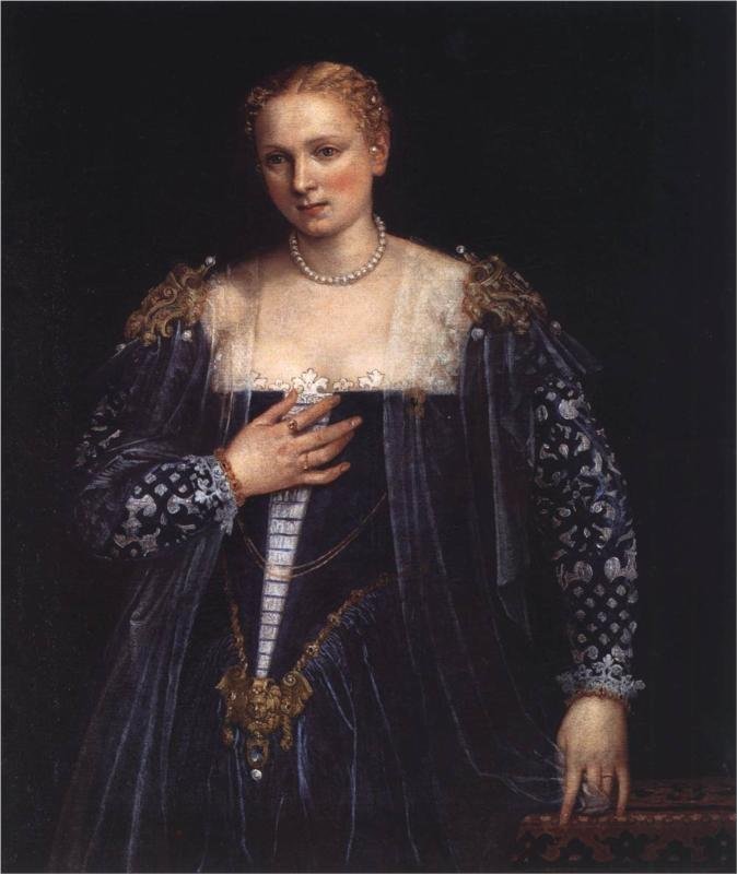 Portrait of a Lady 'La Bella Nani' by Veronese (c. 1560)