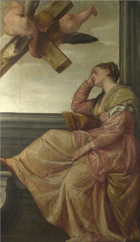The Dream of Saint Helena by Veronese (c.1570)  National Gallery, London
