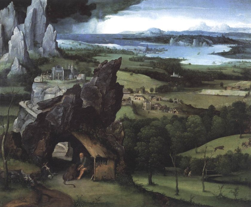 Landscape with St Jerome by Joachim Patinir (c. 1517)