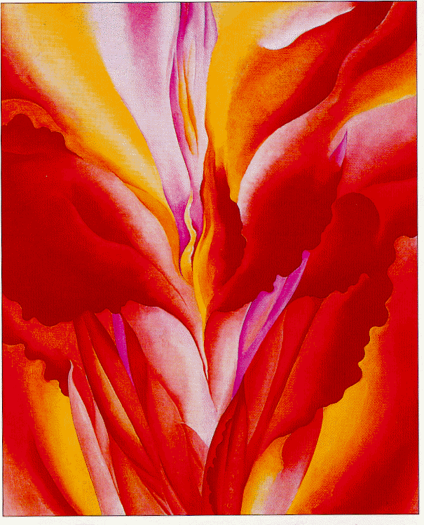 Red Canna  by Georgia O'Keefe (1924)